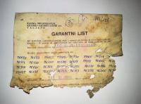 zeljava garantni list akumulatorji
